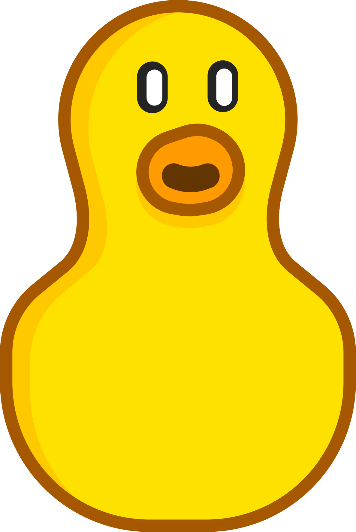 Duck accent graphic