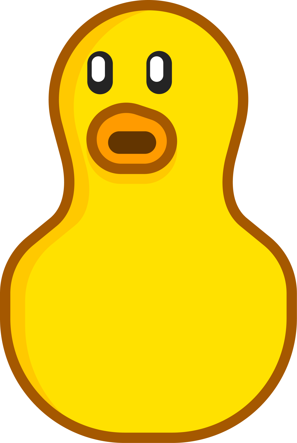 Duck accent graphic