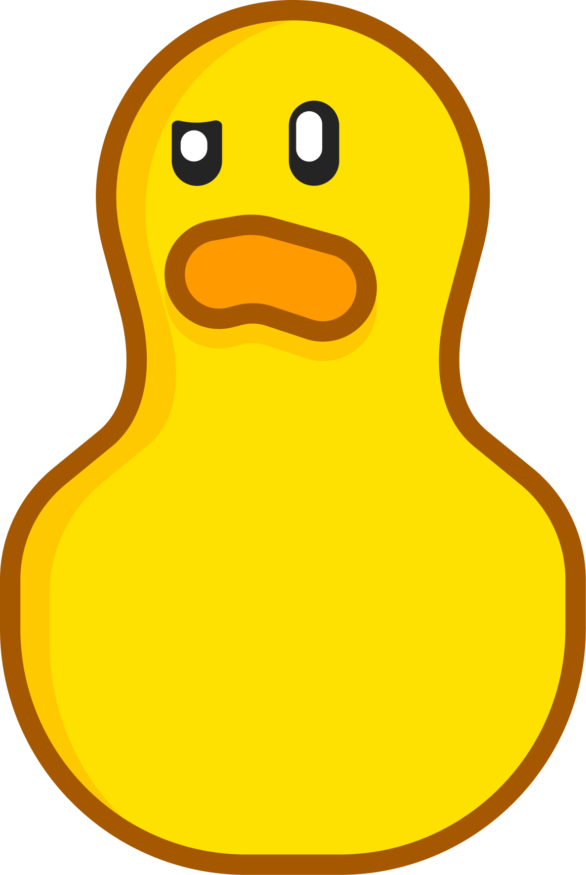 Duck accent graphic